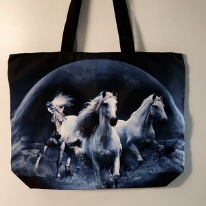 NEW- Tote Bag, Shoulder Bag- Horses